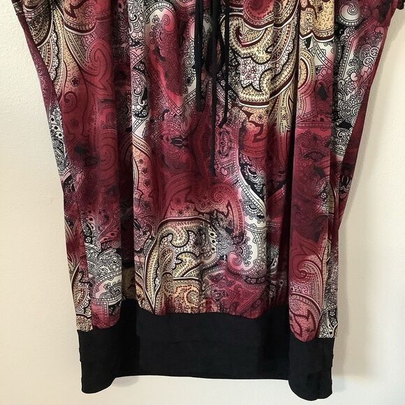 Judith Y2K Whimsigoth Witchy Fairy Grunge Paisley Milkmaid Blouse 1X - Picture 5 of 12